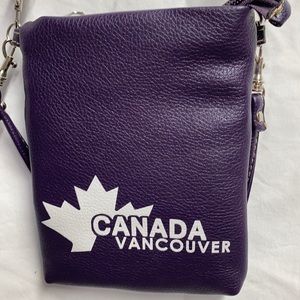 Purple Canada Crossbody Bag